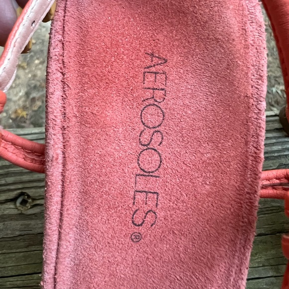 AEROSOLES Colorful Suede Strappy Kitten Heels 7B - Picture 10 of 12